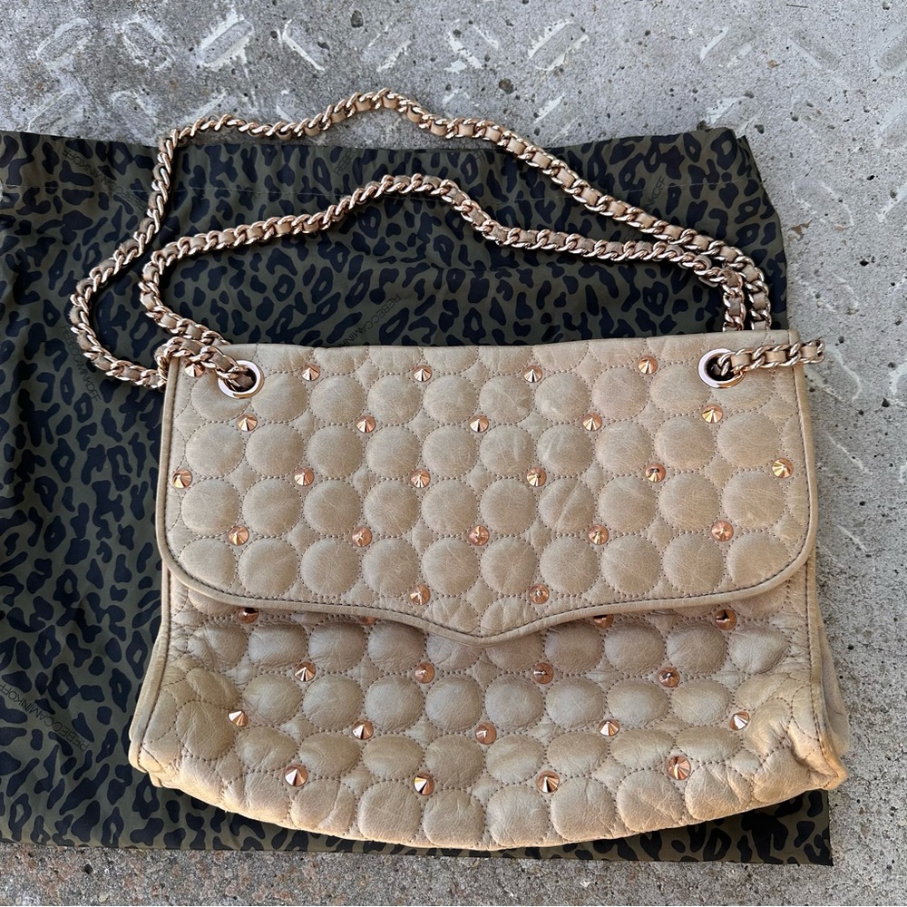 Rebecca Minkoff Studded Quilted Shoulder Bag